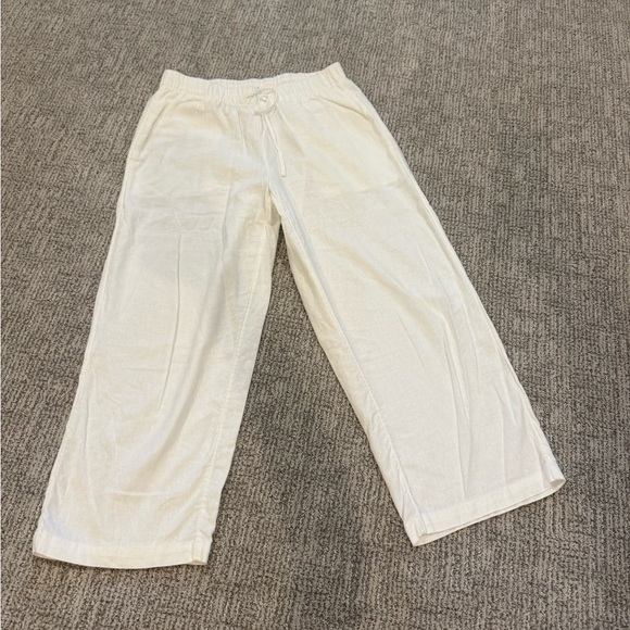 Cropped linen pants women - Picture 1 of 1